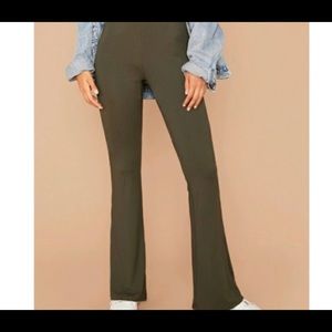Forever 21 Knot Flare High Waisted Pants